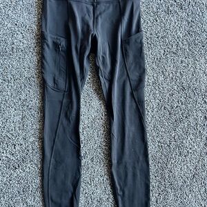 Black Athleta Pocket Leggings